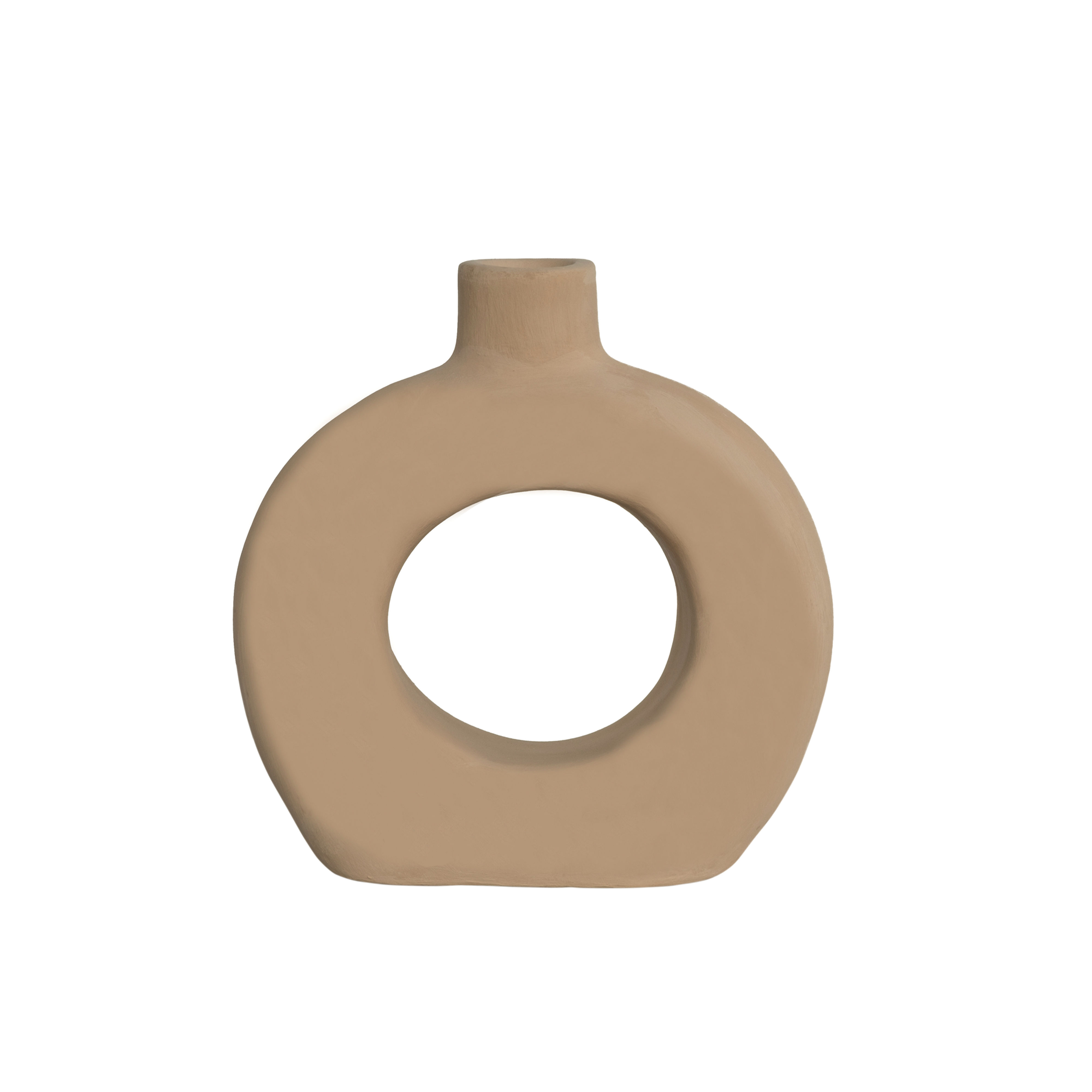Clay Vase 14 Medium (beige)