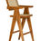 Thumbnail: Teak Bar Chair 3