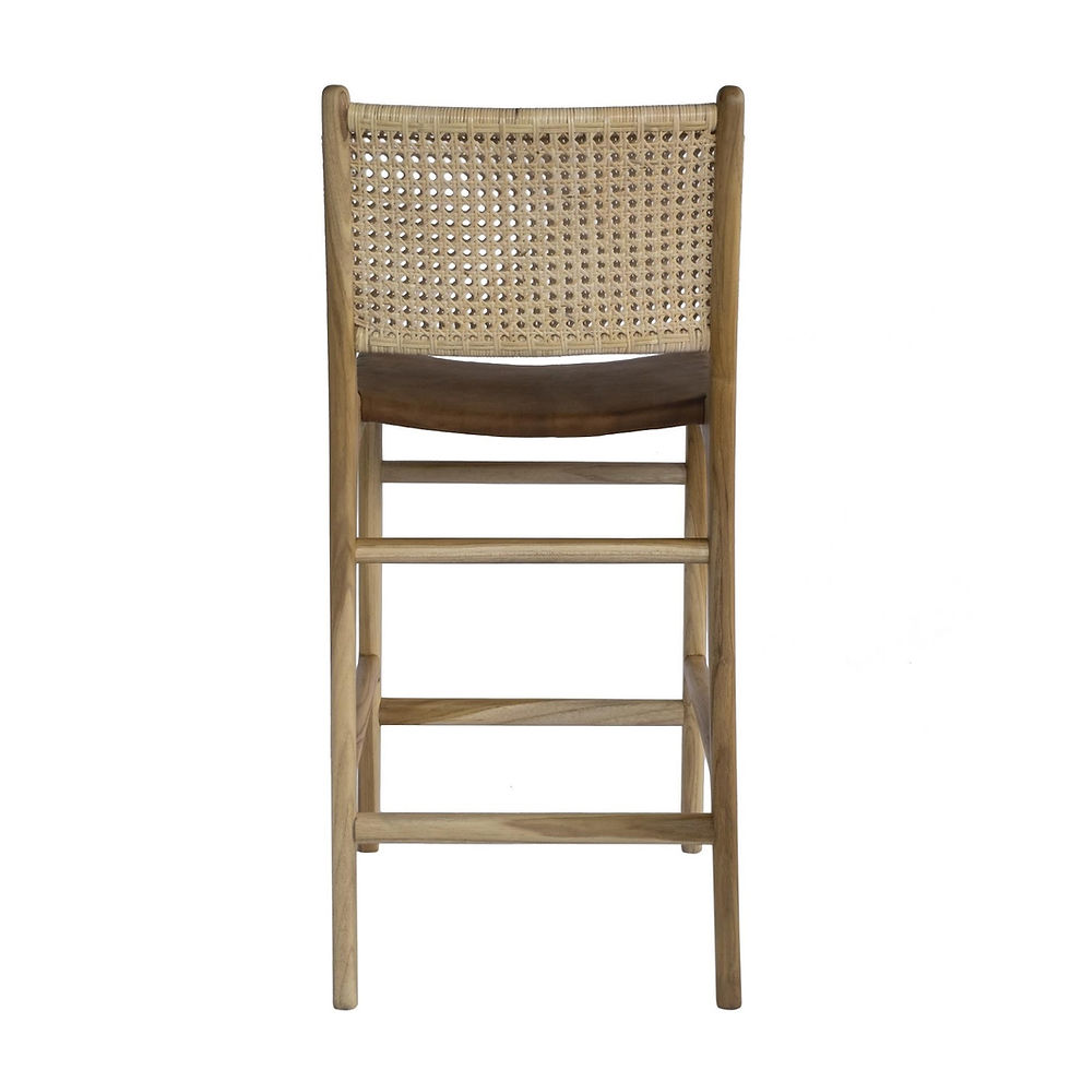 Thumbnail: Leather Bar Chair 9
