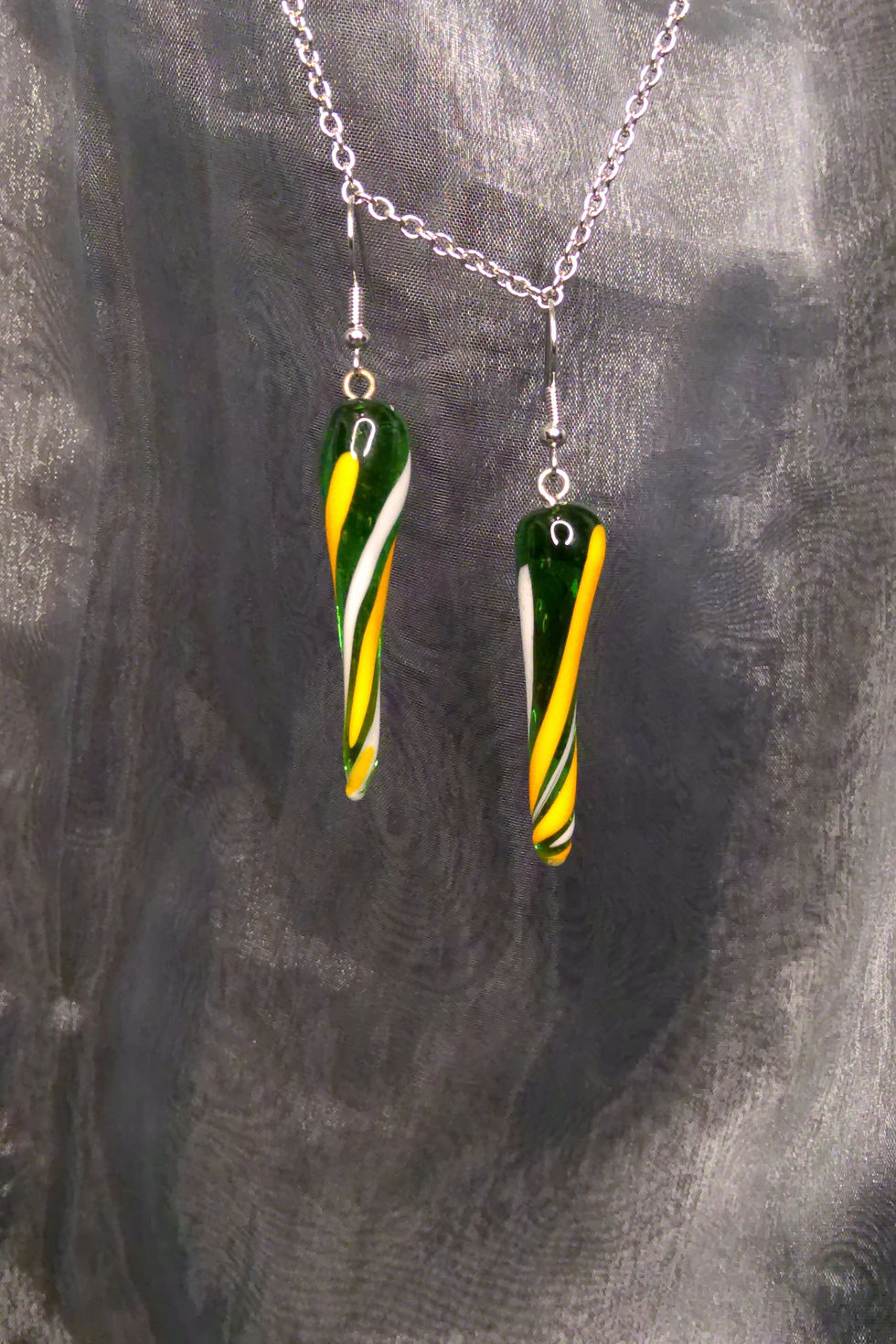 Miniature : Boucles d'oreilles "Filaments"