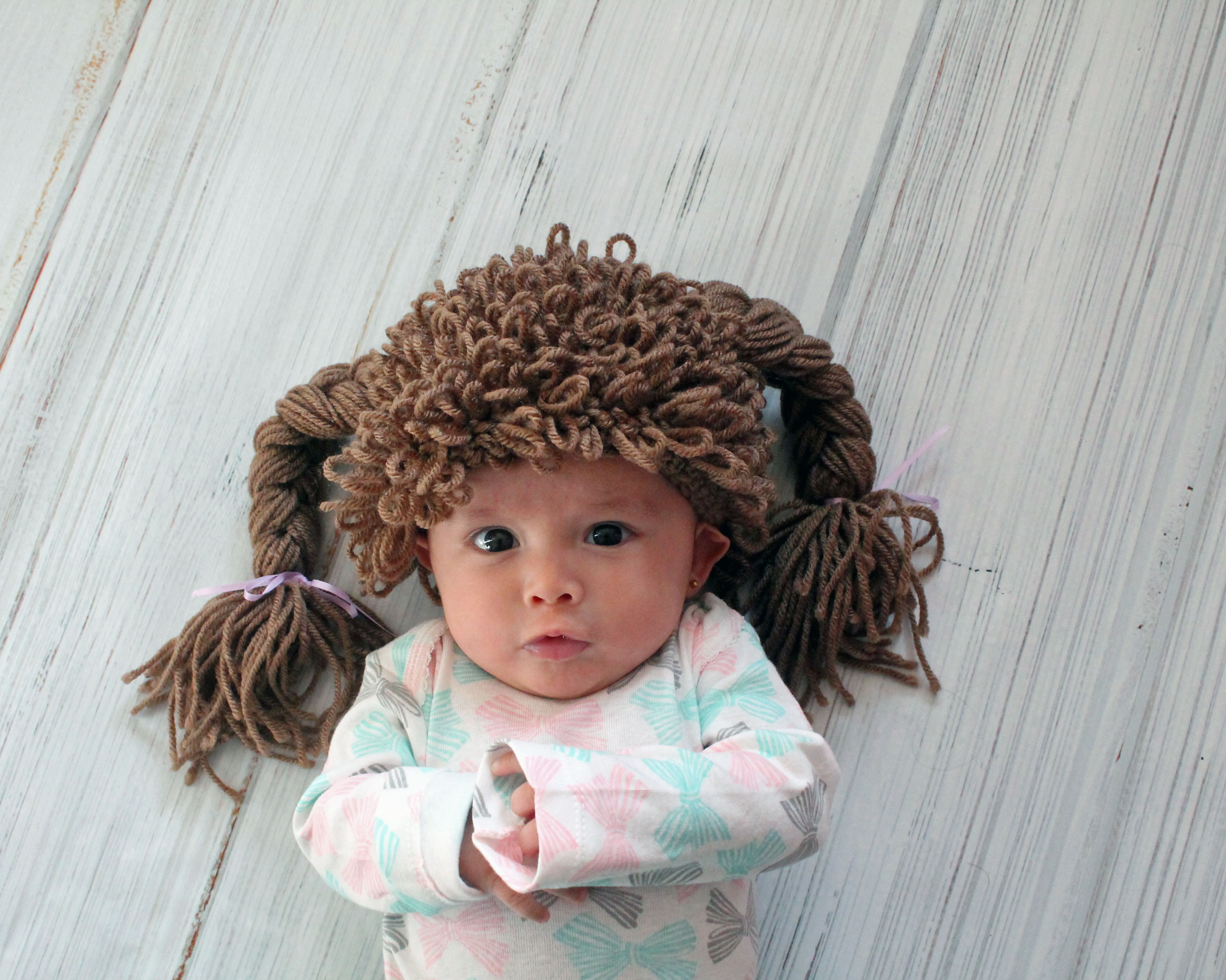 cabbage patch kid inspired hat,