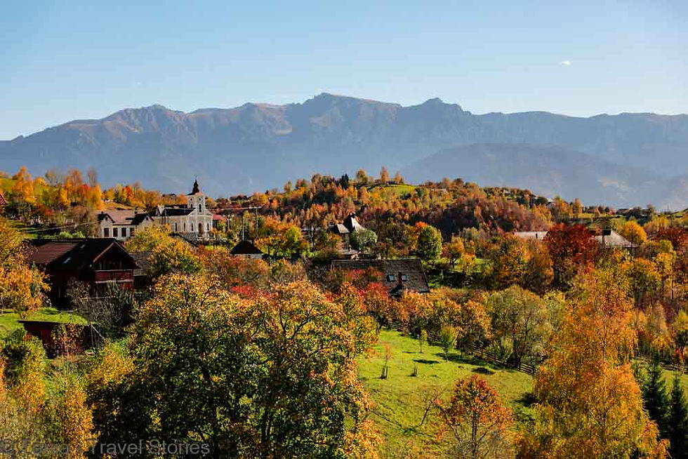 AUTUMN WALK THROUGH THE VILLAGES OF MAGURA AND PESTERA IN BRASOV COUNTY, ROMANIA