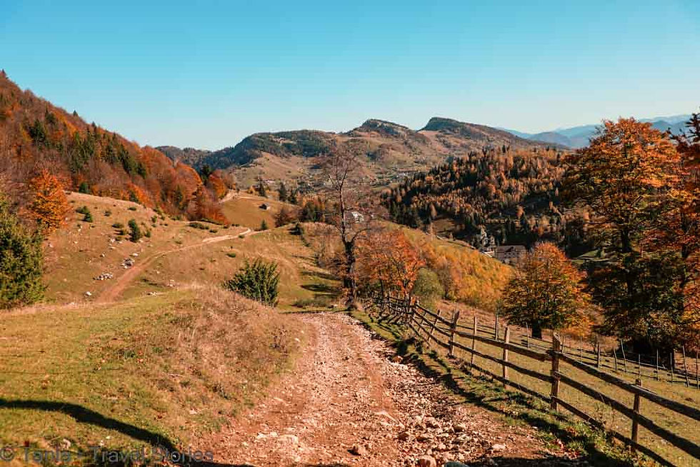 AUTUMN WALK THROUGH THE VILLAGES OF MAGURA AND PESTERA IN BRASOV COUNTY, ROMANIA