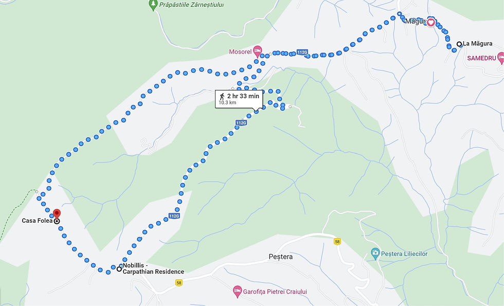 AUTUMN WALK THROUGH THE VILLAGES OF MAGURA AND PESTERA IN BRASOV COUNTY, ROMANIA