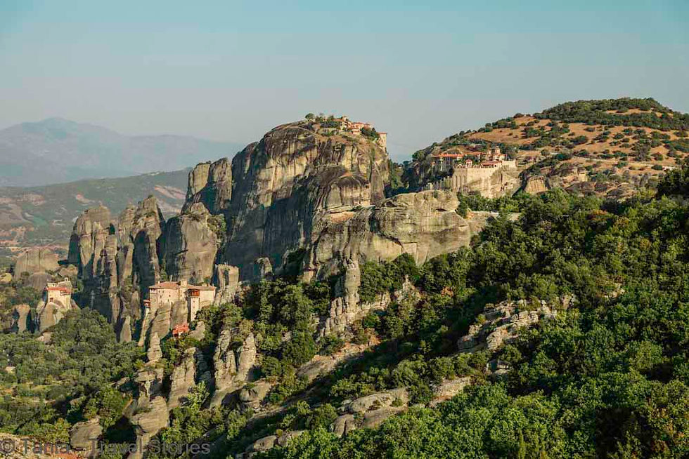 belvedere point to Meteora Monasteries, Greece