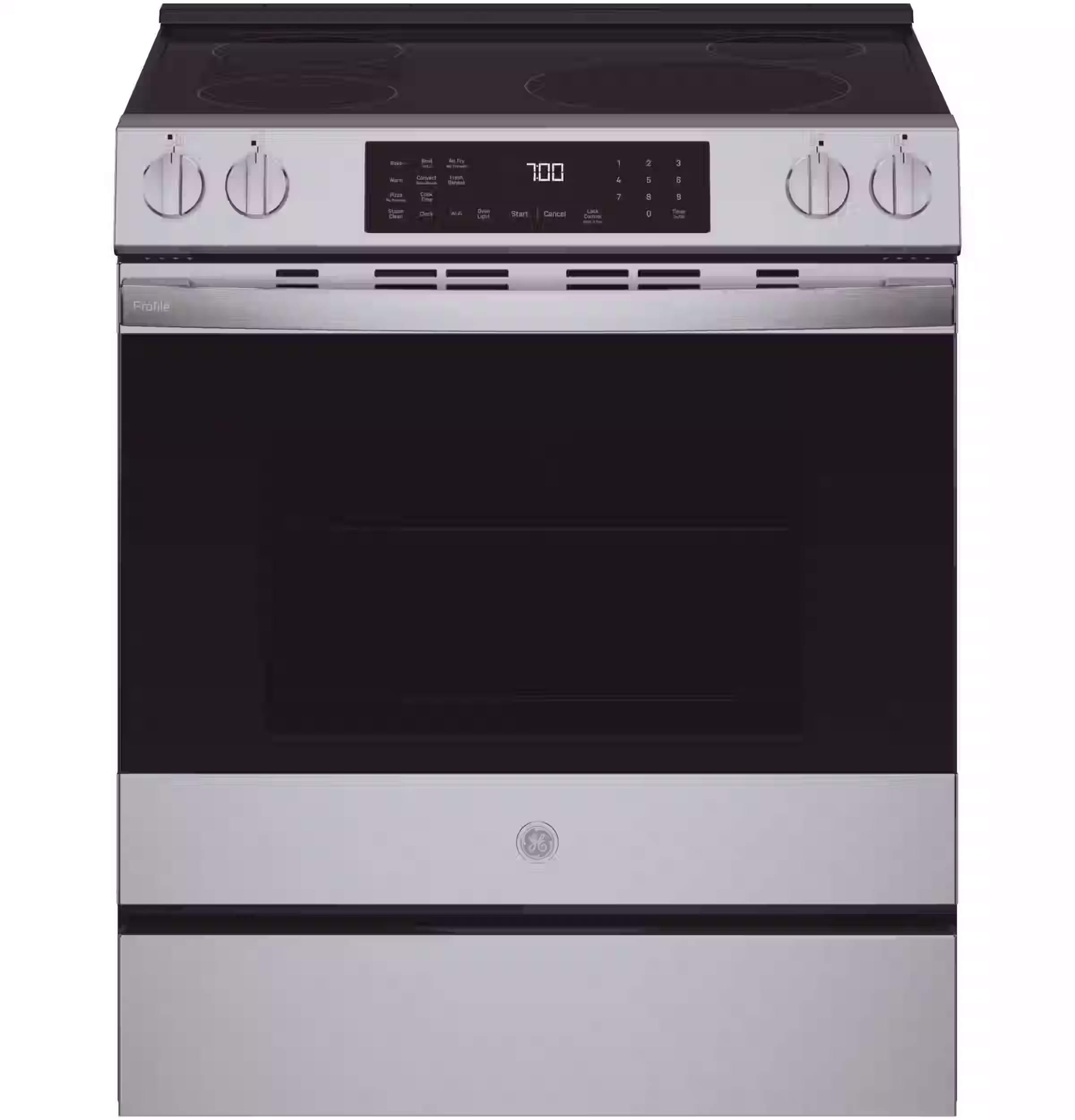 GE 5.3 Cu. Ft. Stainless Induction & Convection Range