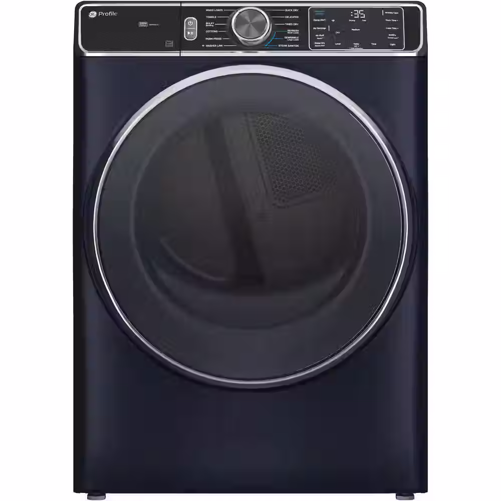 GE Profile 7.8CF Gas Dryer w/Steam Sanitize in Sapphire Blue