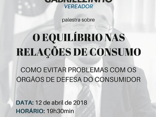 Palestra "Como evitar problemas com os órgãos de defesa do consumidor" é nesta quinta