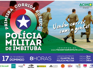 1ª Corrida Rústica da Polícia Militar de Imbituba é dia 17