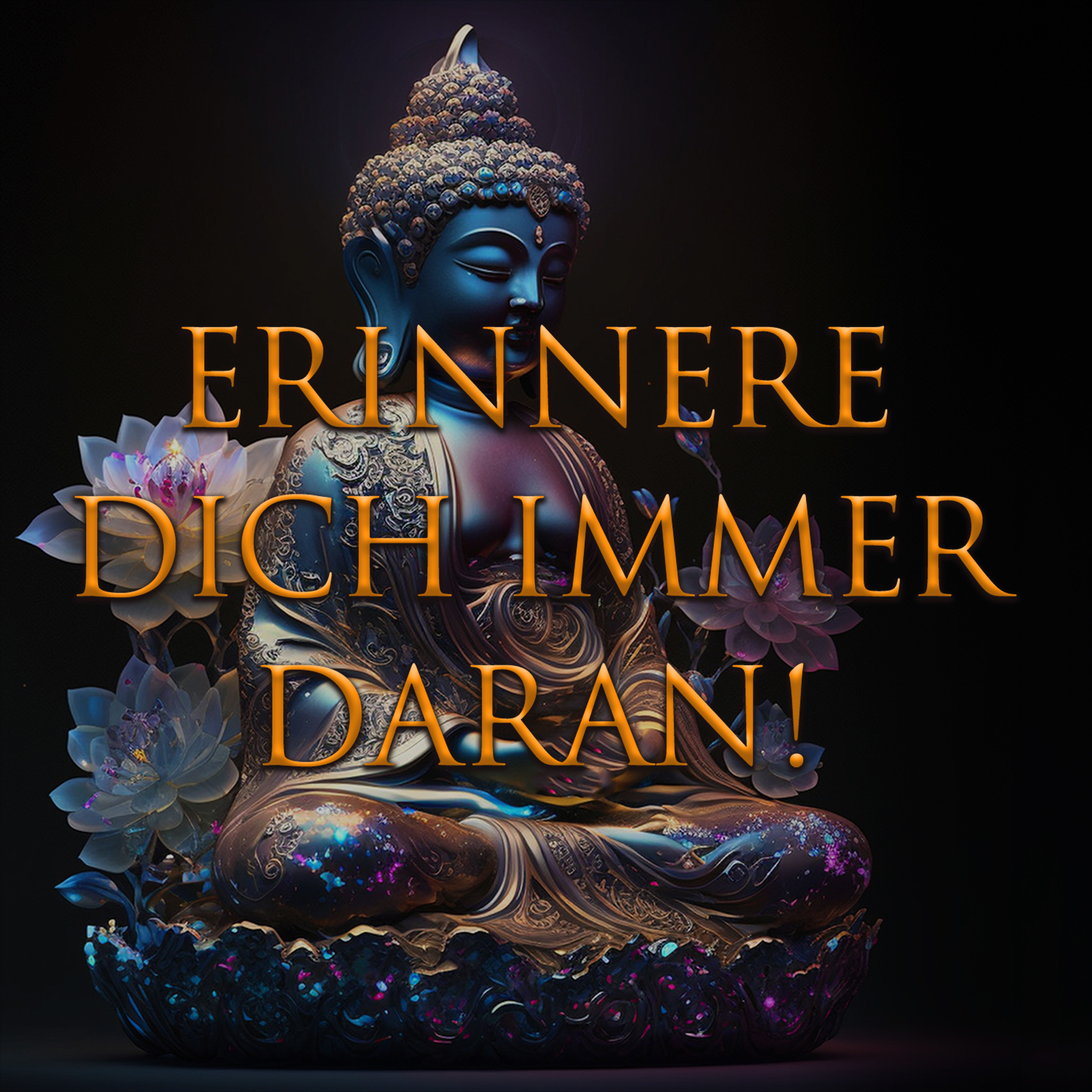 Wann immer Du unglücklich bist, erinnere dich immer an diese Worte