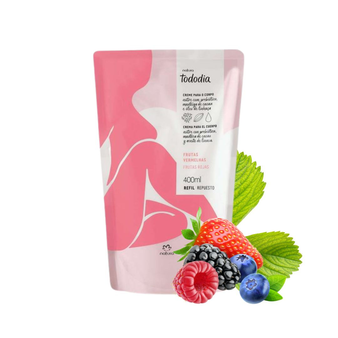 Repuesto Crema Corporal Tododia Frutos Rojos