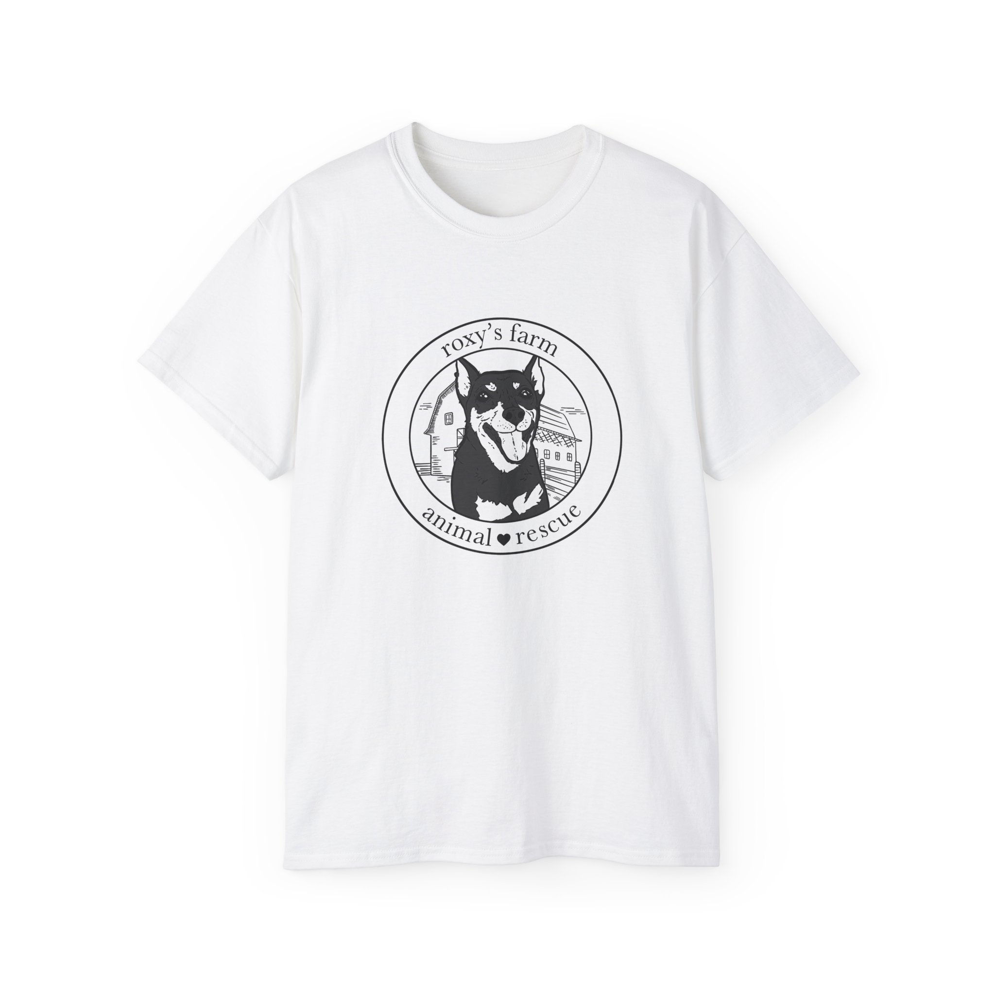 Roxy's Farm Animal Rescue T-Shirt - Official Logo Design