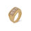 Thumbnail: 14K Yellow Gold Ring with Diamond