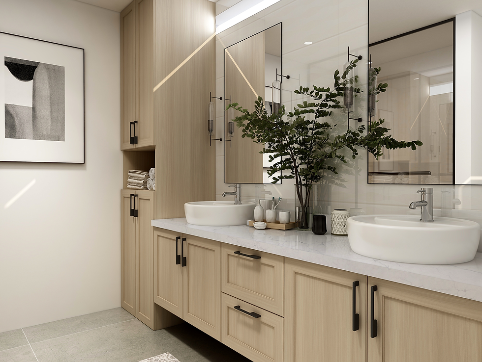 modern bathroom quartz countertop ideas