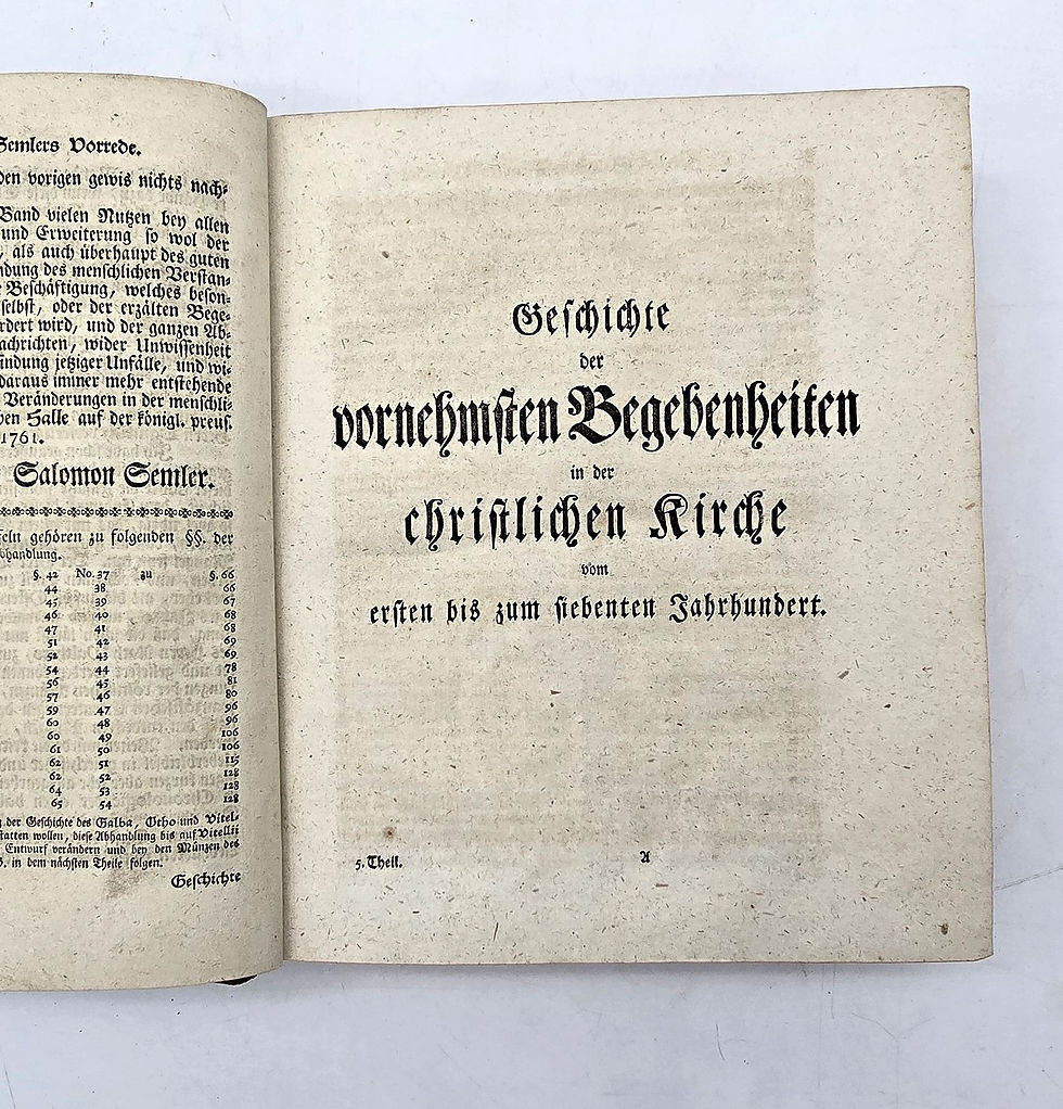 Miniaturbild: EA 1761 - Semler: Samlung von Erleuterungsschriften und Zusätzen, 5. Theil