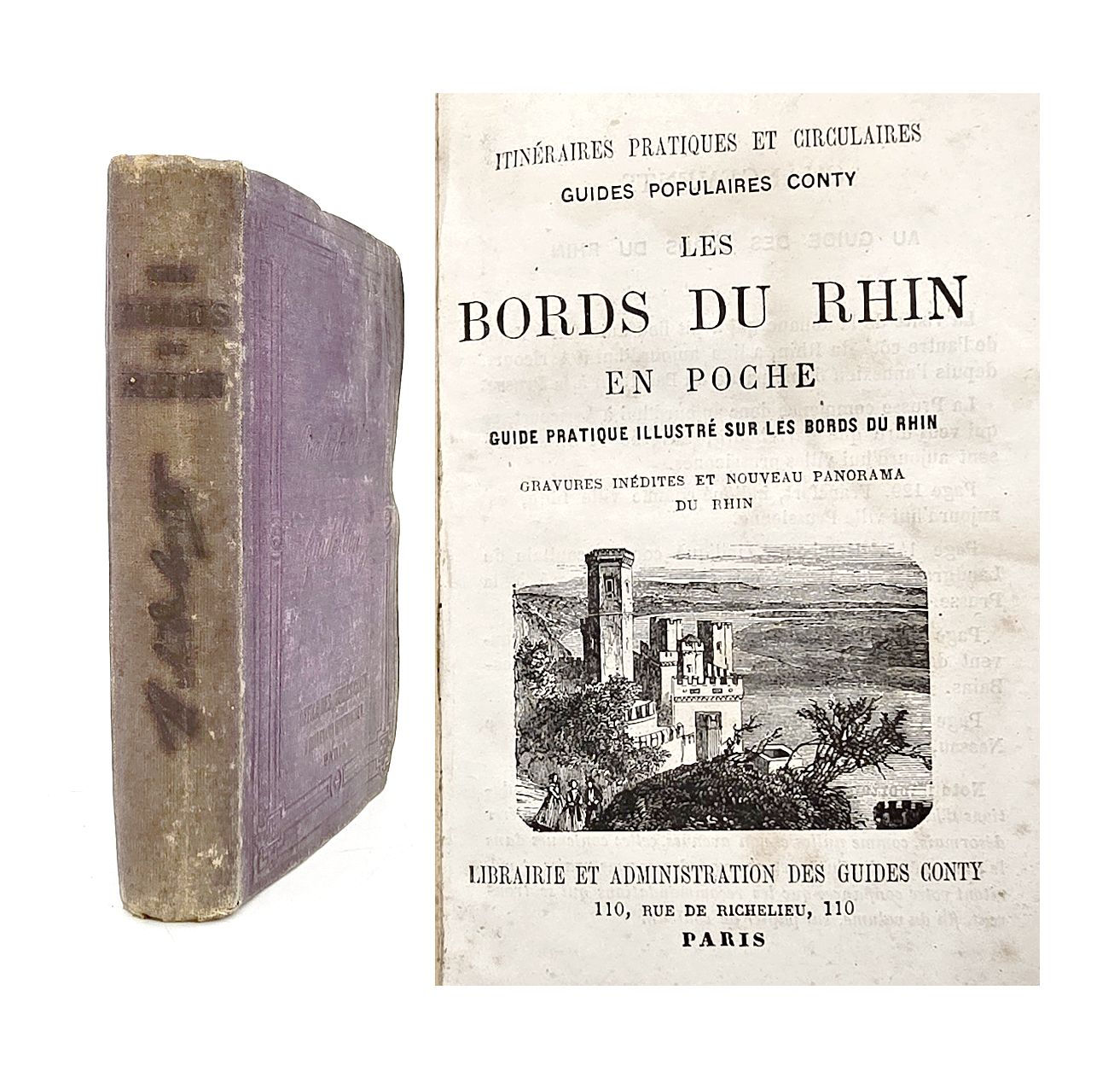 EA 1872 – Guides Populaires Conty: Les Bords du Rhin en poche