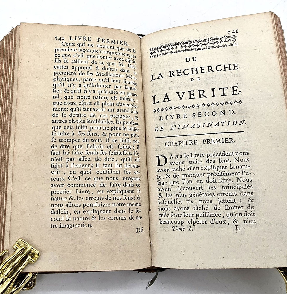 Miniaturbild: 1735 – Malebranche: De la Recherche de la Vérité