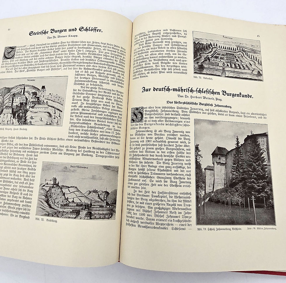 Miniaturbild: EA 1930 – Der Burgwart. Zeitung für Wehrbau, Wohnbau und Städtebau. 7 Jahrgänge!