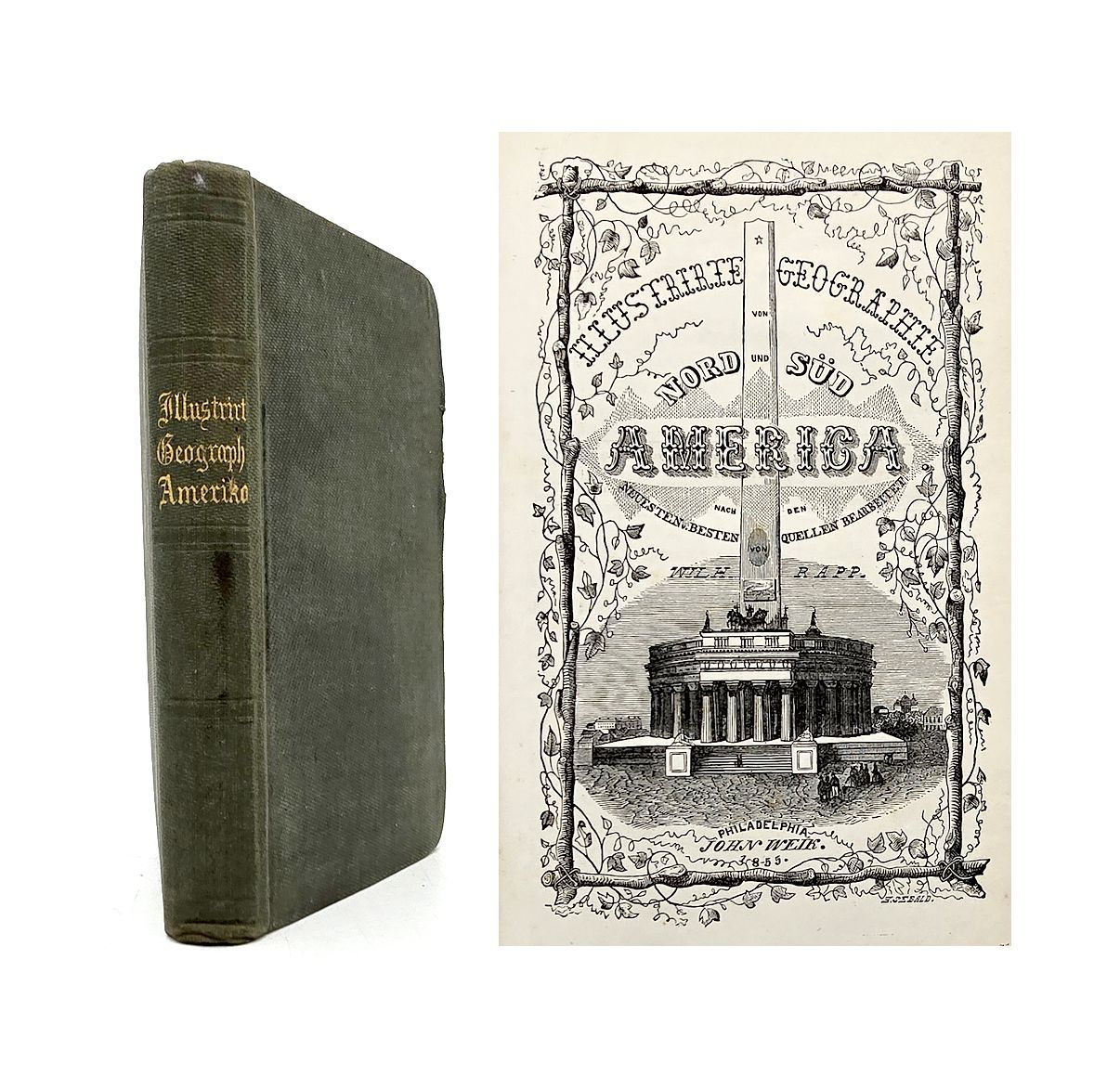 EA 1855 – Wilhelm Rapp: Illustrirte Geographie von Nord- und Süd-America