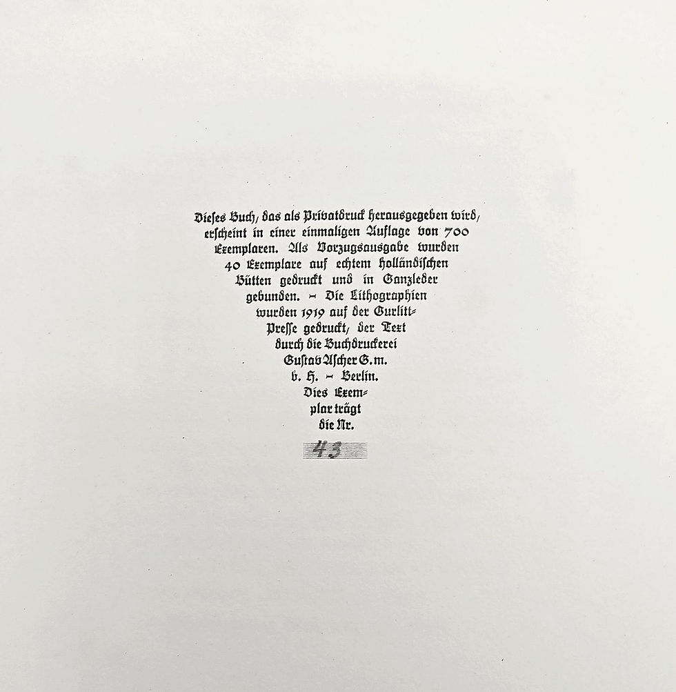 Miniaturbild: EA 1919 – Lautensack: Erotische Votivtafeln – 700 Expl.