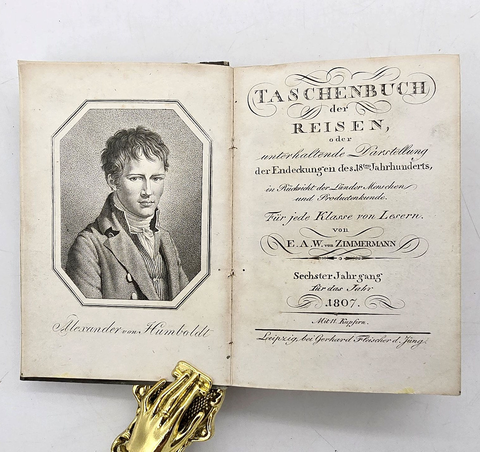 Zimmermann´s Taschenbuch der Reisen 1807