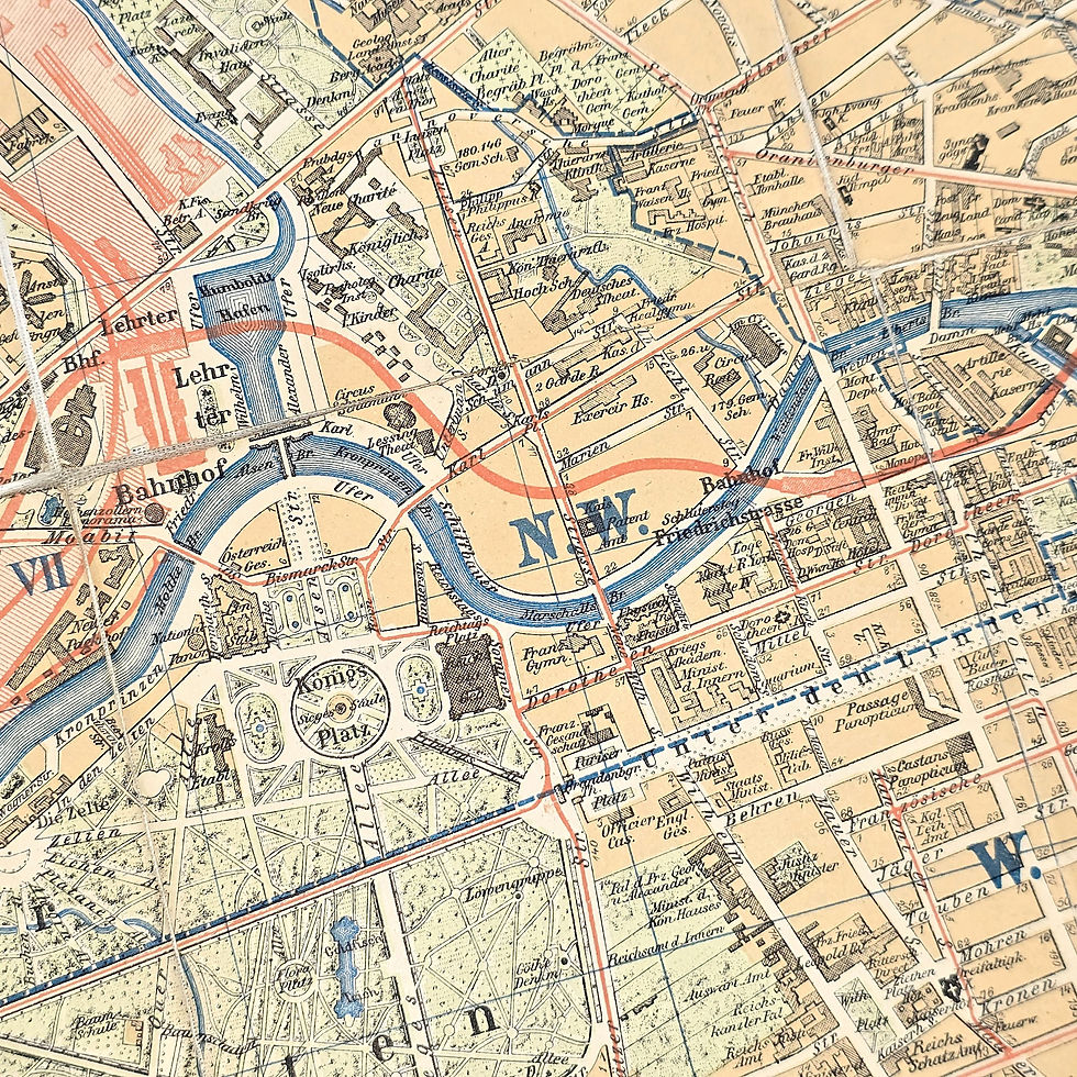 Miniaturbild: 1889 – Kiessling's neuer großer Plan von Berlin