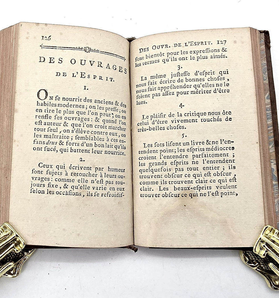 Miniaturbild: 1782 - La Bruyère: Maximes et Réflexions Morales