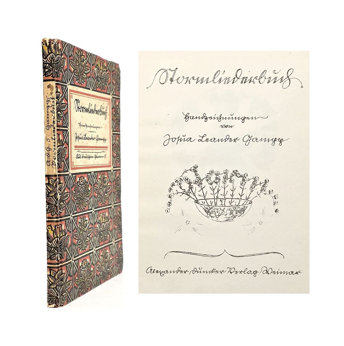 EA 1919 – Sturmliederbuch. Handzeichnungen von Josua Leander Gampp