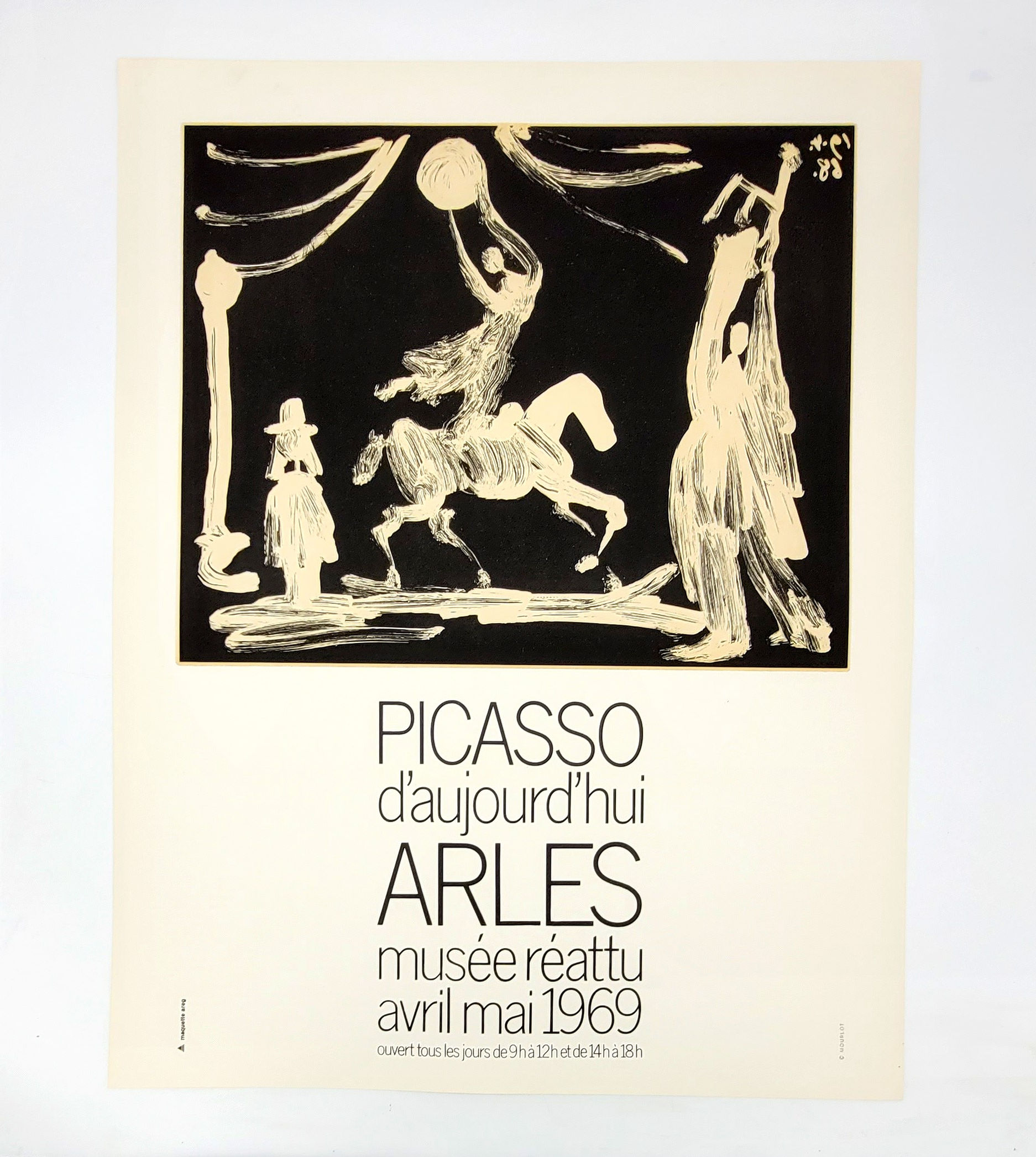 Pablo Picasso Plakat – Musée Réattu Arles – 1969