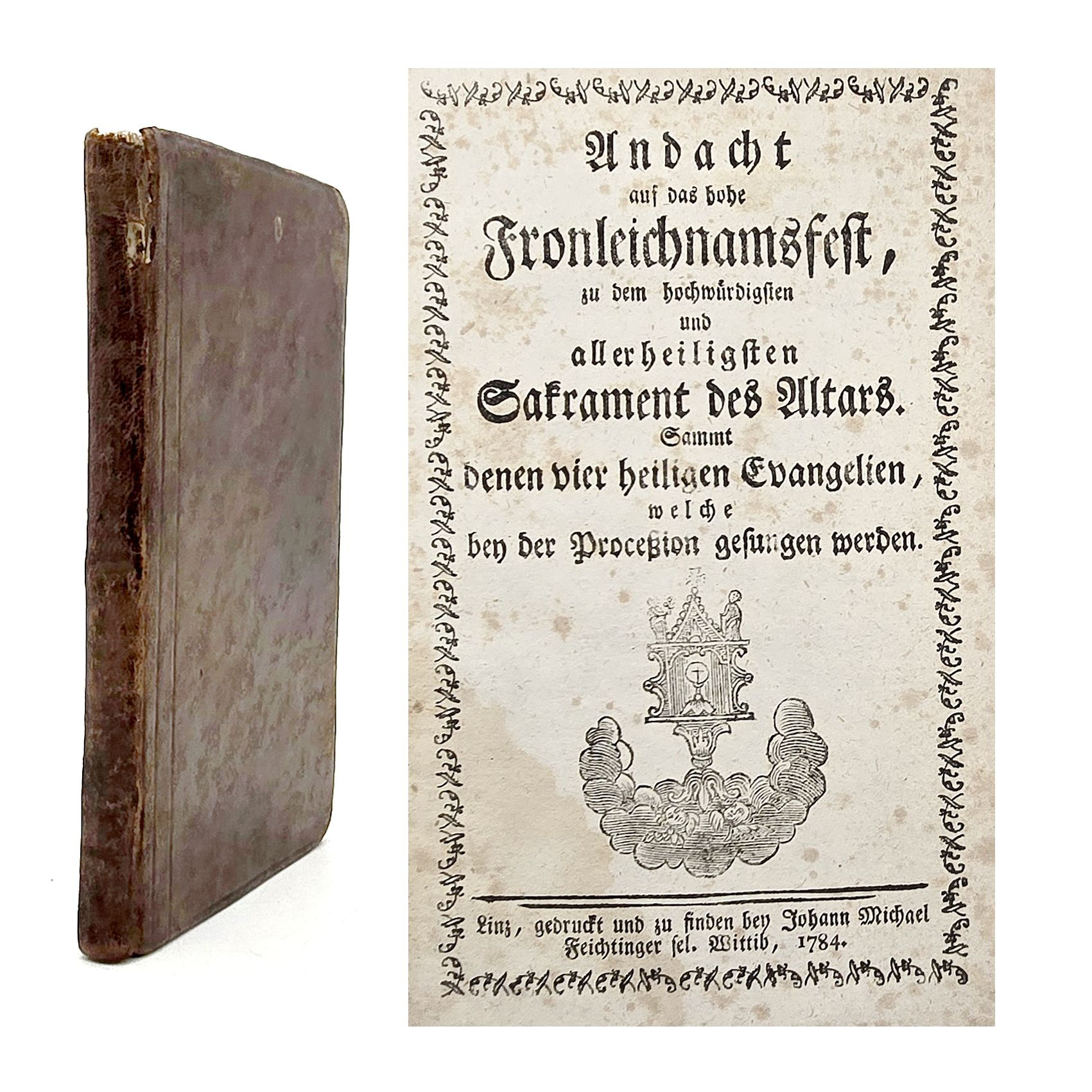 1784 - Andacht auf das hohe Fronleichnamsfest - RAR
