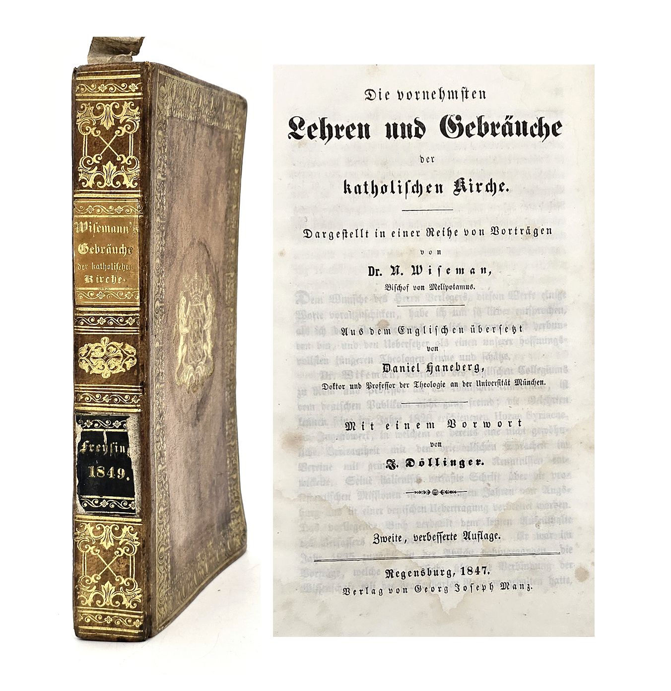 1847 – Wiseman: Die vornehmsten Lehren und Gebräuche der katholischen Kirche