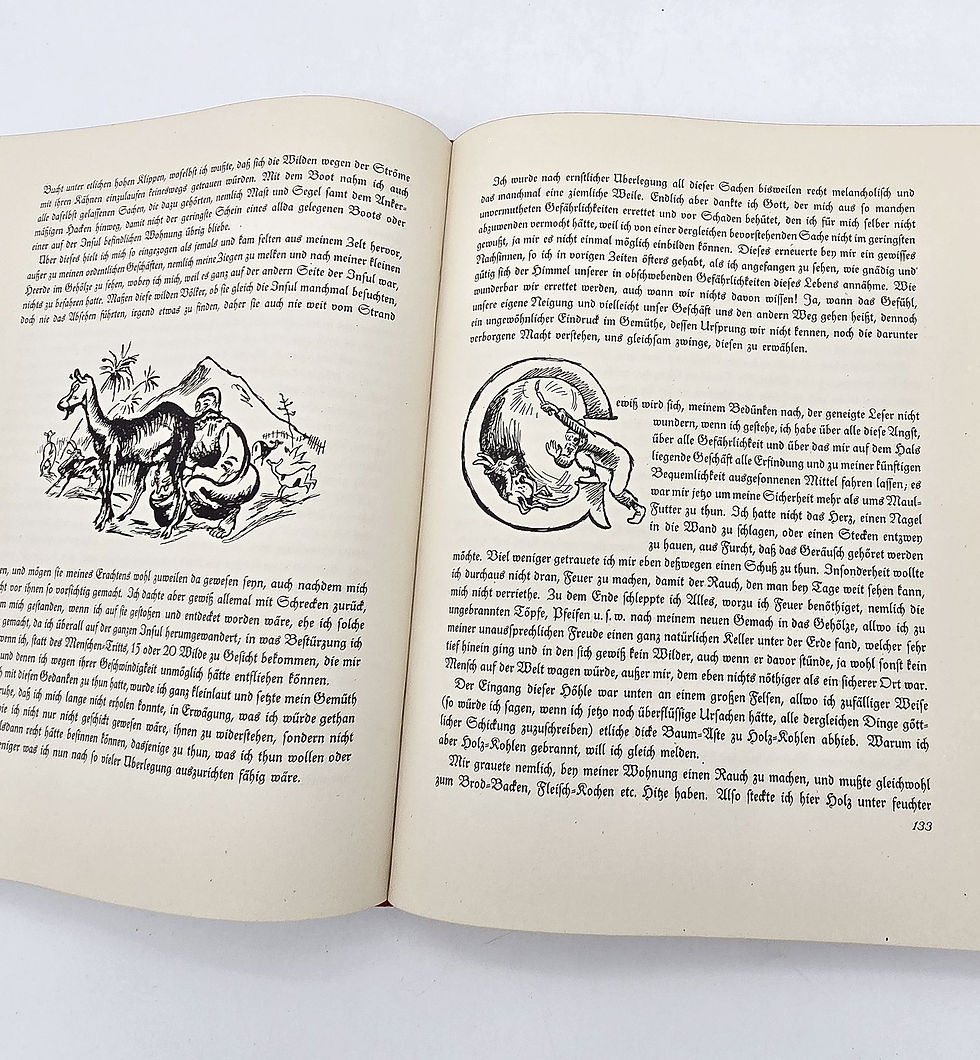 Miniaturbild: 1919 - Daniel Defoe: Robinson Crusoe – 500 Expl. - FOLIO