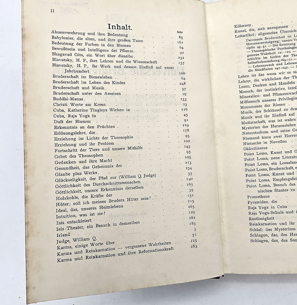 Miniaturbild: EA 1905 - Blätter für Universale Bruderschaft. 5 Jahrgänge