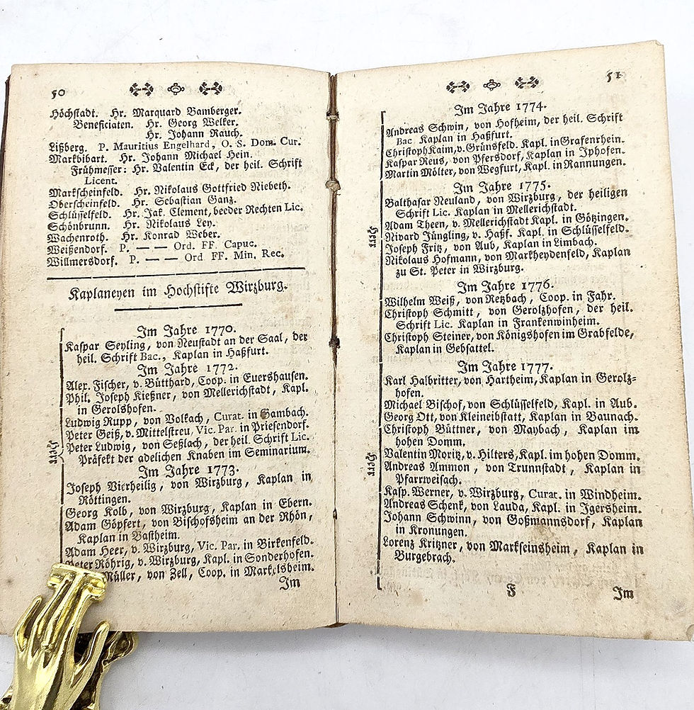 Miniaturbild: EA 1790 - Wirzburger Hof-, Staats- und Standskalender für das Jahr 1790
