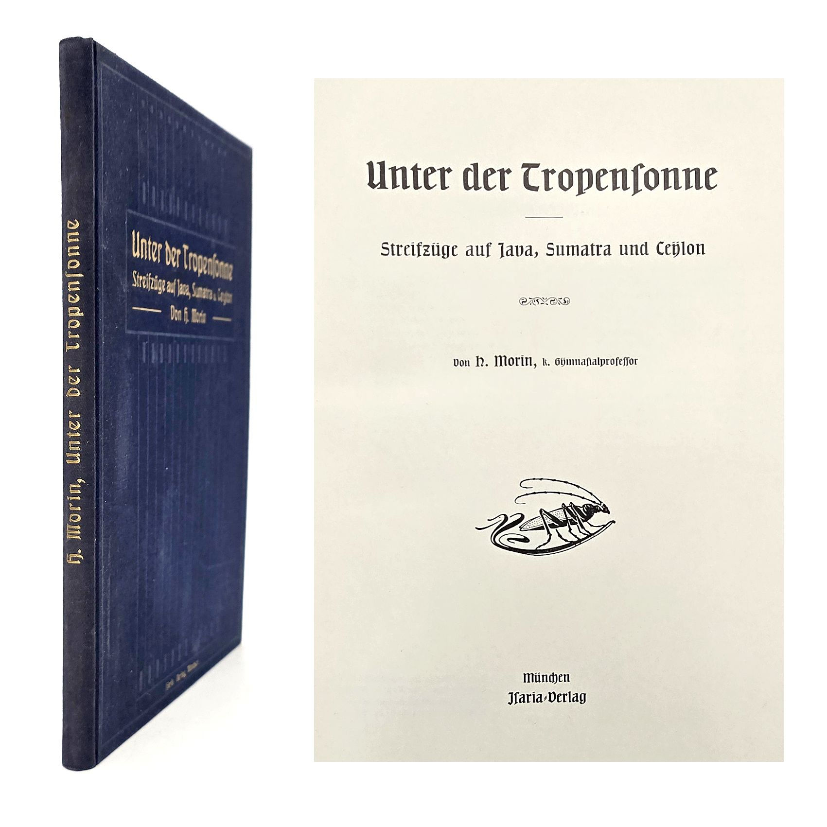 EA 1910 - Morin: Unter der Tropensonne. Streifzüge auf Java, Sumatra und Ceylon.