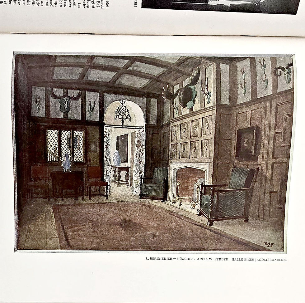 Miniaturbild: EA 1919 – INNEN-DEKORATION. Die gesamte Wohnungskunst in Bild und Wort