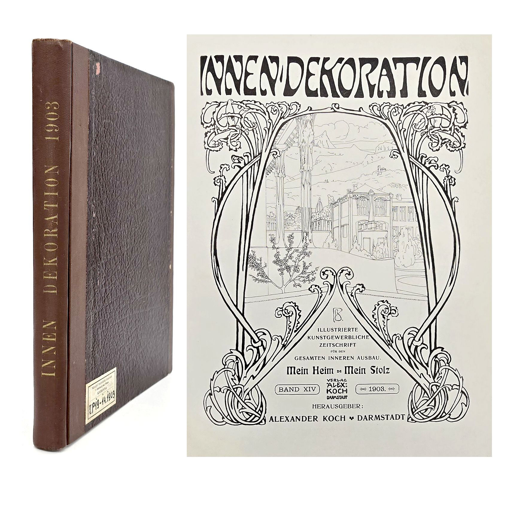 EA 1903 – INNEN-DEKORATION. Die gesamte Wohnungskunst in Bild und Wort