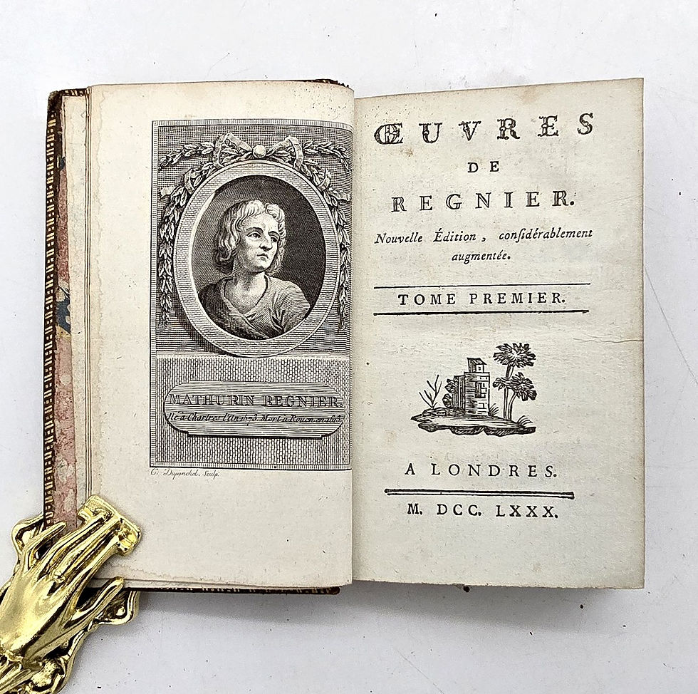 Miniaturbild: EA 1780 - Oeuvres de Régnier