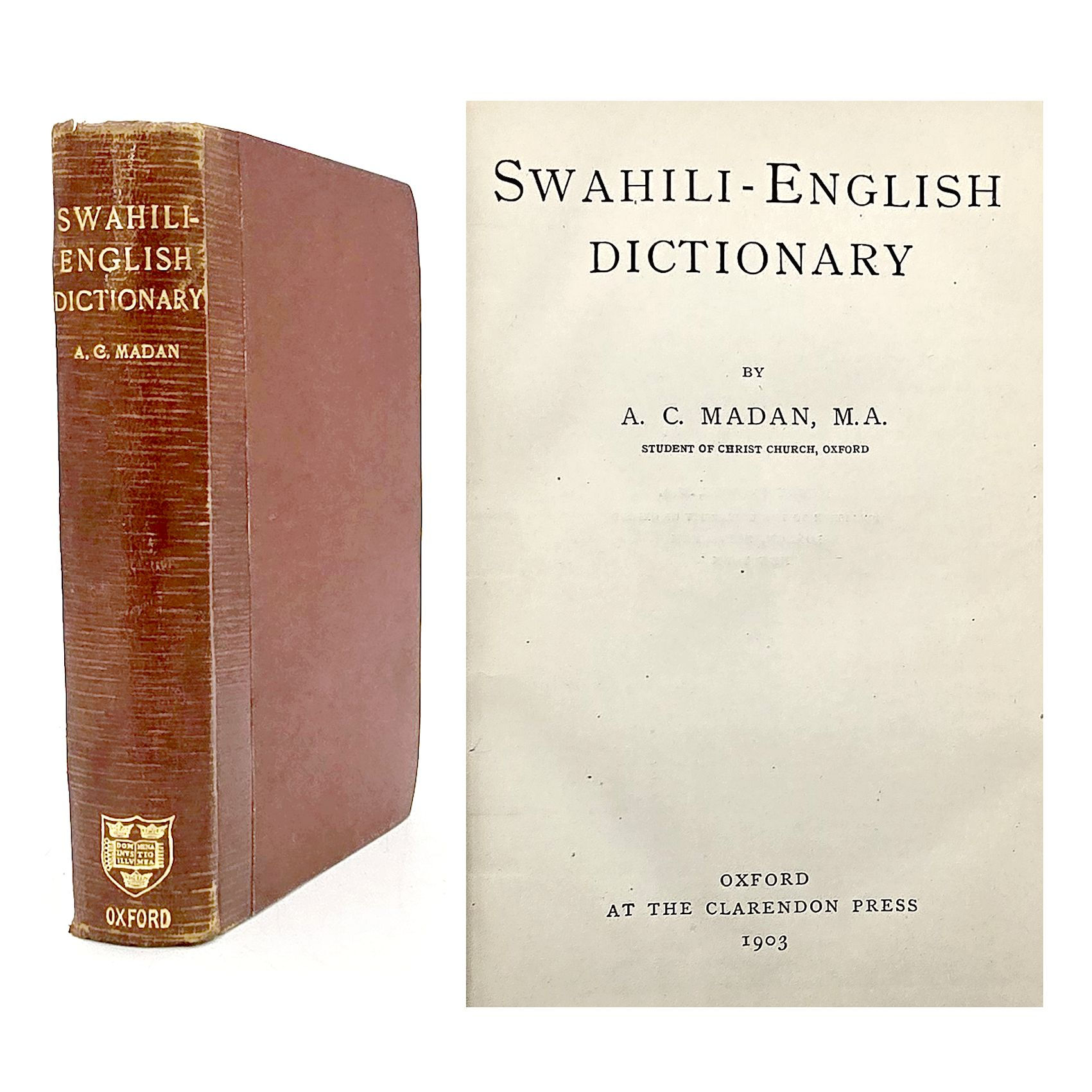 1903 - Madan: Swahili-English Dictionary