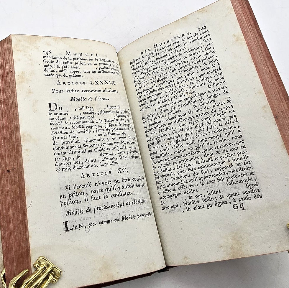 Miniaturbild: EA 1775 – Ouin: Manuel des Huissiers