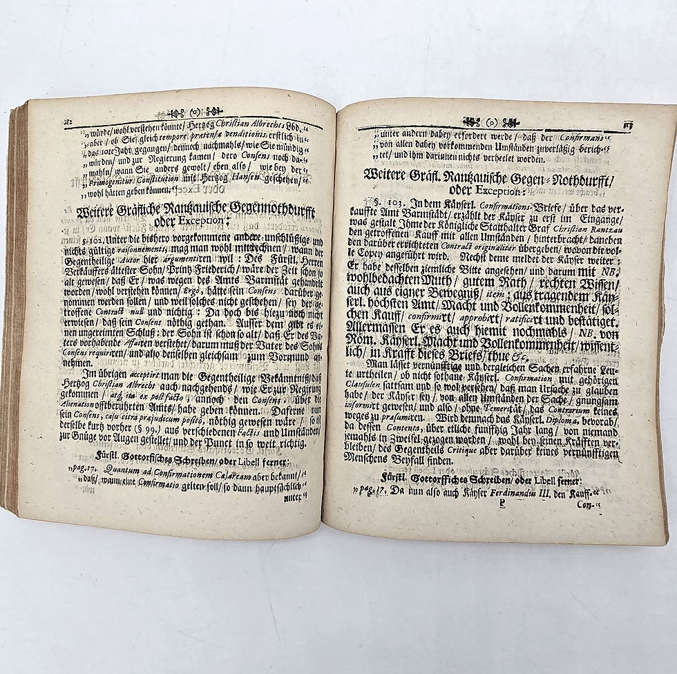 Miniaturbild: 1714 - Justitia Causæ Rantzovianæ