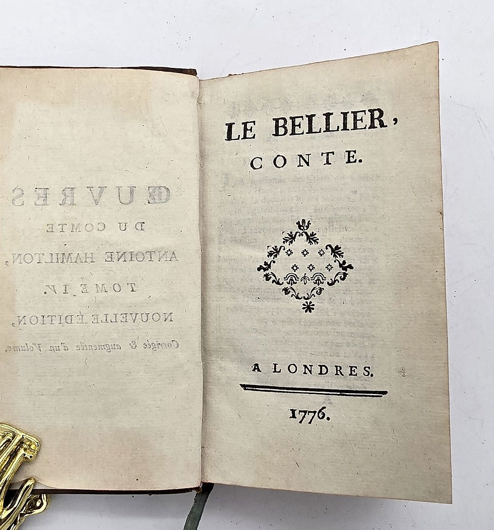 Miniaturbild: 1776 – Antoine Hamilton: Oeuvres diverses