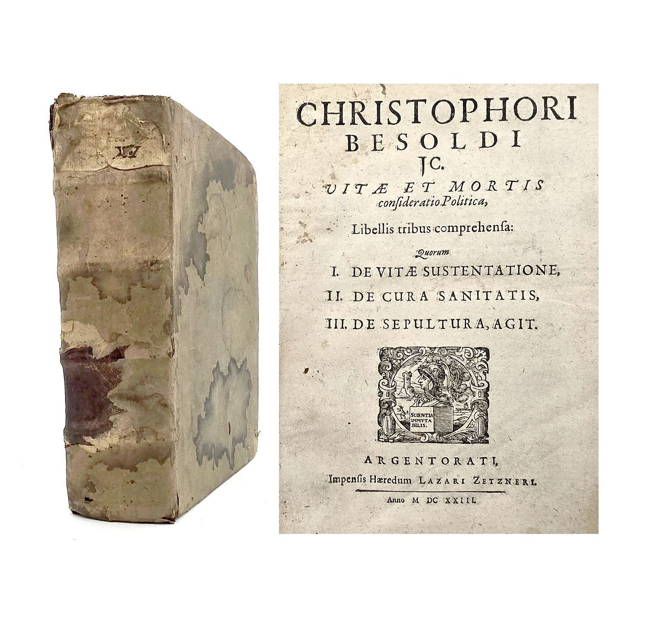 EA 1622 – Christoph Besold: Sammelband mit 5 Werken