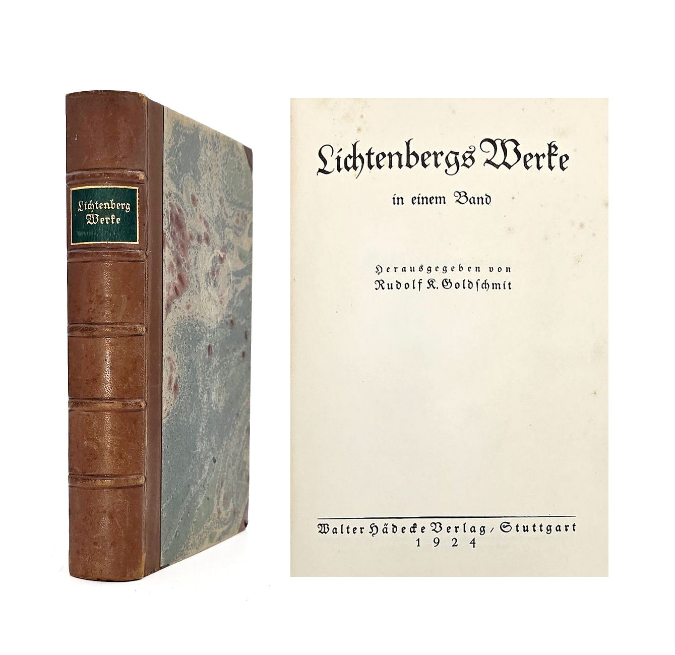 1924 – Lichtenbergs Werke