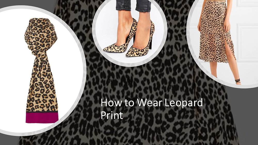 Leopard Neck Tutorial How to Wear Leopard, the Print of the Season