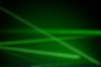 Bright green neon laser lights illuminate the darkness creating lines and triangle shapes