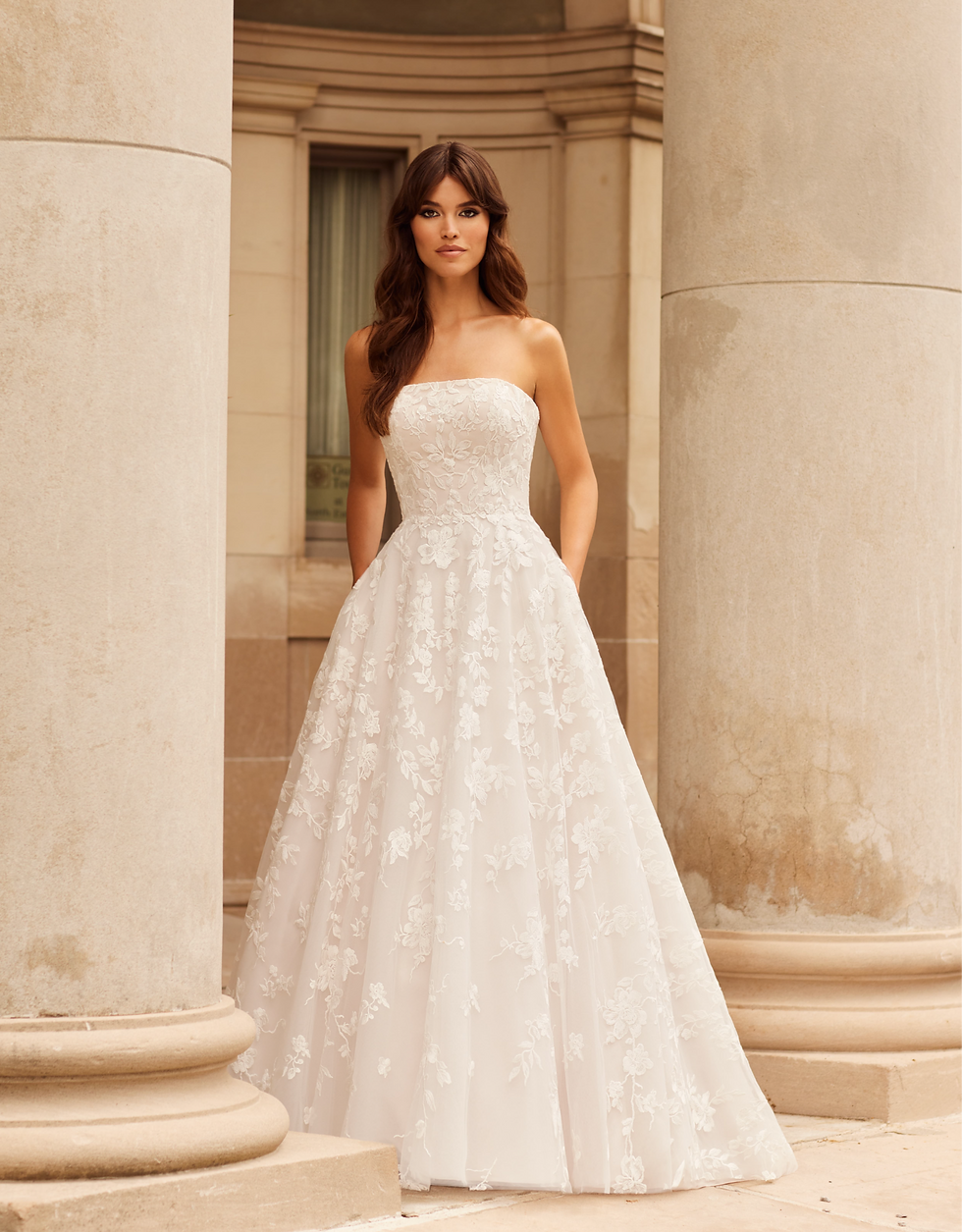 Robe bustier pour silhouette de type V