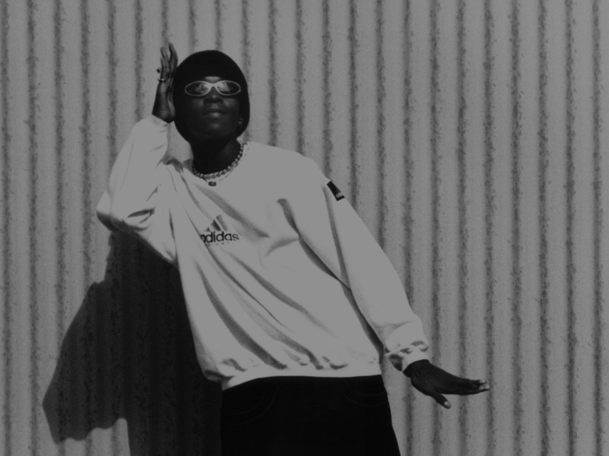 Creative black and white portrait from a branding session in Niagara