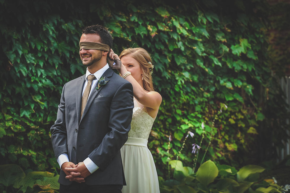 Wedding first look advice from Haskell Photography, Niagara wedding photographers, covering first look benefits, wedding day timelines, photos and enjoying more of your wedding day.