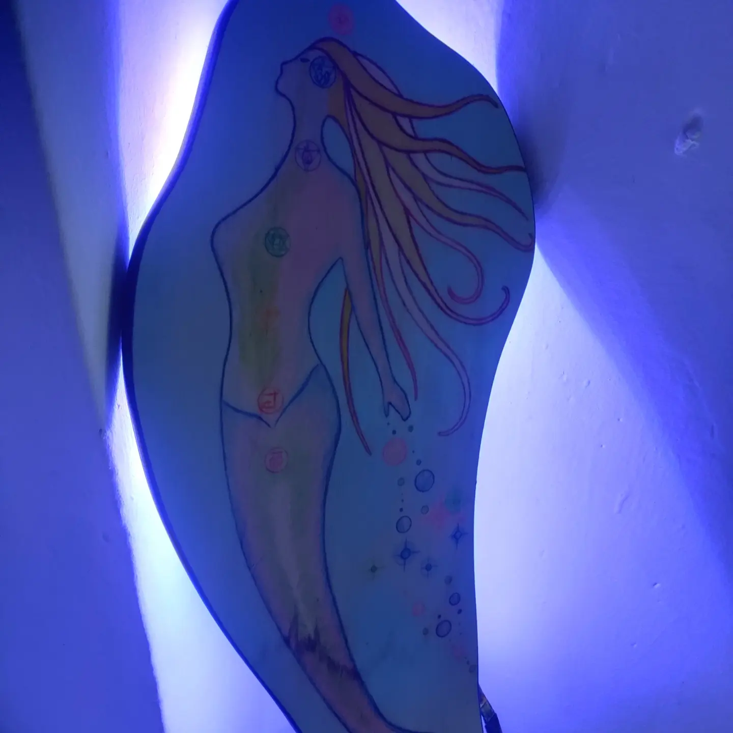 Mariposa con alas duales. Parte masculina y femenina.